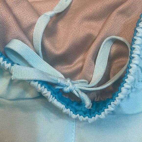 Nike Running Shorts Lightweight Light & Dark Turquoise Blue Lined Women Size XS - Picture 4 of 7